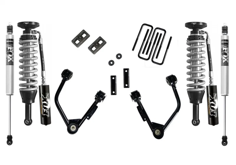 Superlift K1011FX, 07-21 Toyota Tundra 4WD 3in Lift Kit w/ Fox Front Coilover & 2.0 Rear