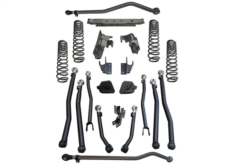 Superlift K199KG, 18-23 Jeep Wrangler Unlimited 4in JLU Long Arm Kit - King 2.0 Shocks