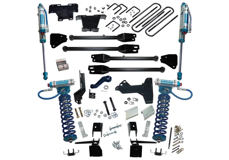 Superlift K171KG, 17-19 Ford F-250 SD 6in 4in Lift Kit w/4-Link King Front Coilovers/Rear Reservoir Shocks