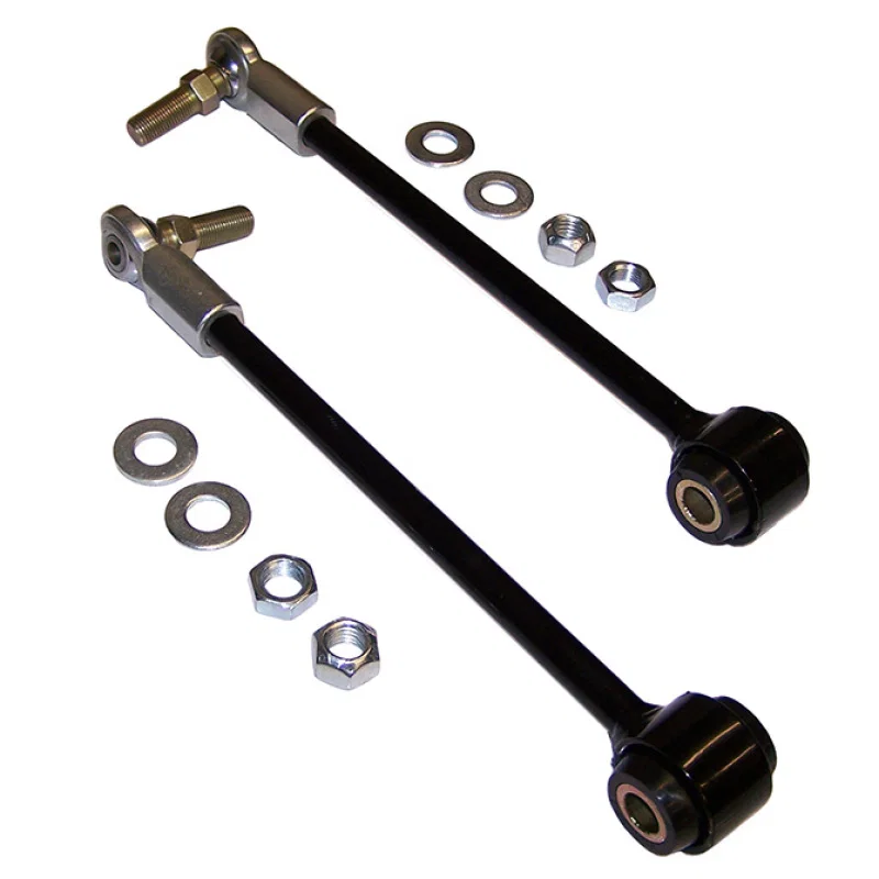 Superlift 5715, 07-18 Jeep Wrangler JK Rubicon w/ 2-4in Lift Kit Sway Bar Links - Front