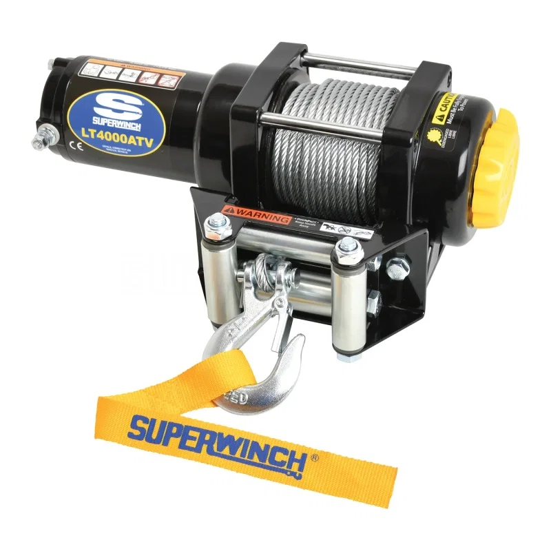 Superwinch 1140220, 4000 LBS 12V DC 3/16in x 50ft Steel Rope LT4000 Winch