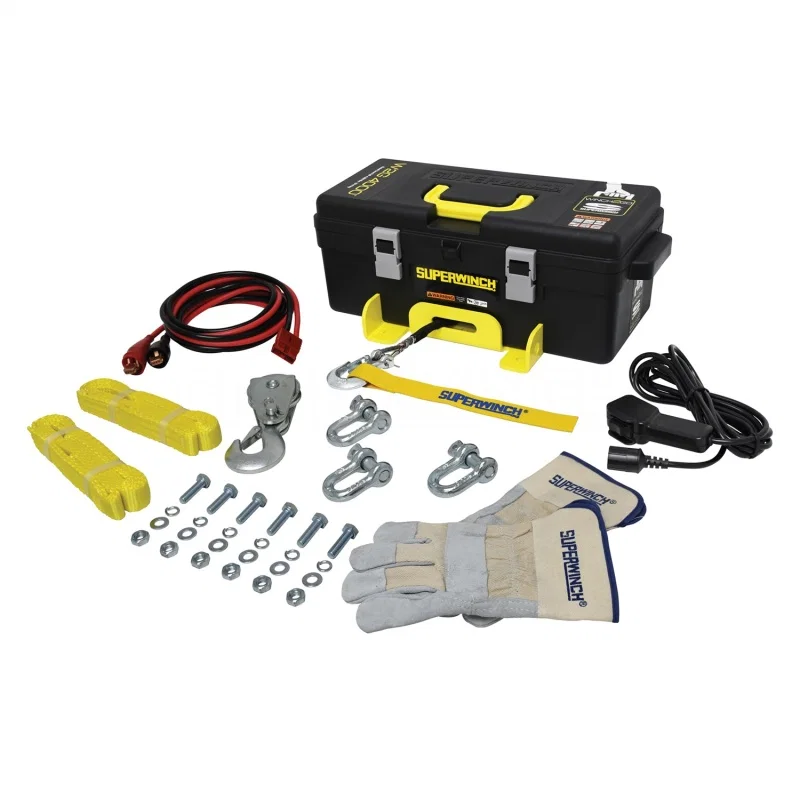 Superwinch 1140232, 4000 LBS 12V DC 3/16in x 50ft Synthetic Rope Winch2Go