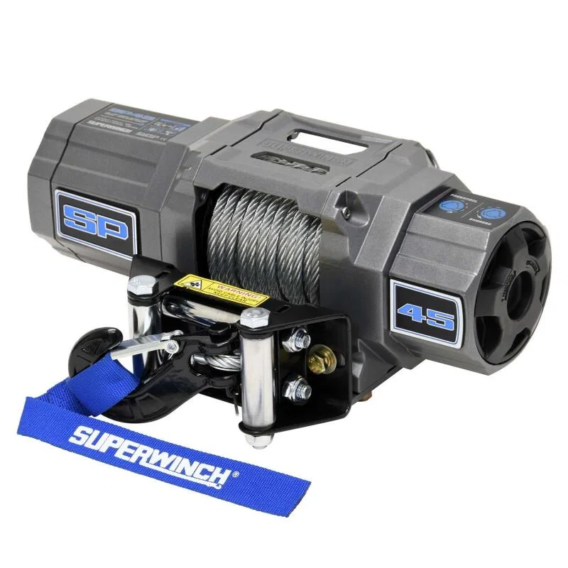 Superwinch 1145240, 4500 LBS 12V DC 15/64in x 40ft Steel Rope Roller Fairlead SP 45 Winch