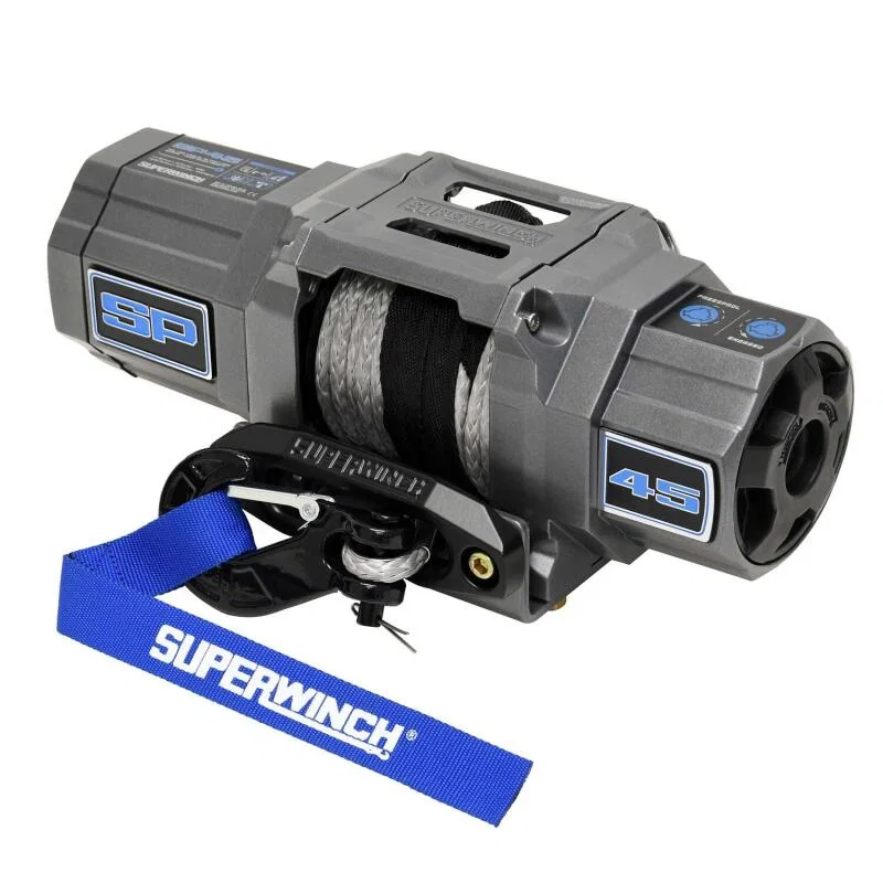 Superwinch 1145250, 4500 LBS 12V DC 1/4in x 40ft Synthetic Rope Hawse Fairlead SP 45SR Winch for Toyota Tacoma