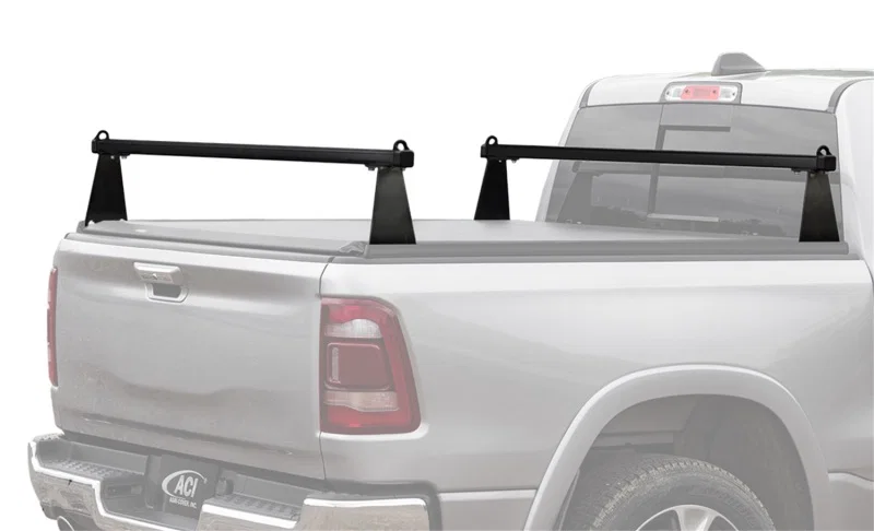 Access 4004311, ADARAC Aluminum 12in Vertical Uprights 72in Cross Bar - Black for Fiat 500