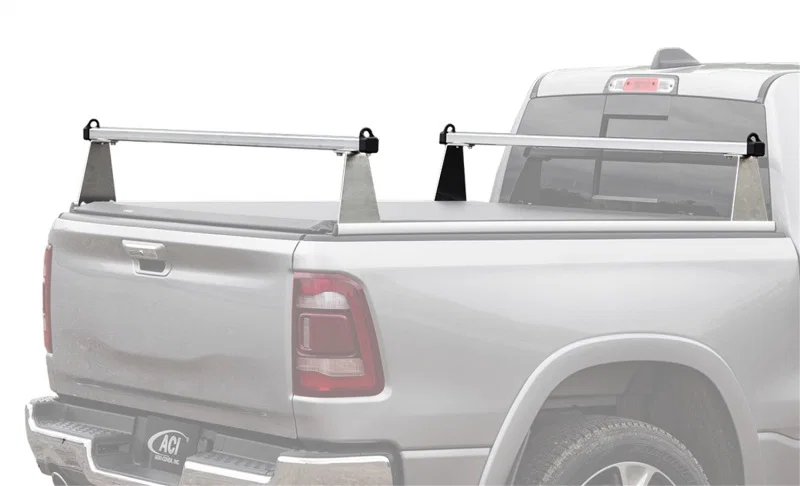Access 4005596, ADARAC Aluminum Uprights 12in Vertical Kit (2 Uprights w/ 1 66in Cross Bar) Silver Truck Rack
