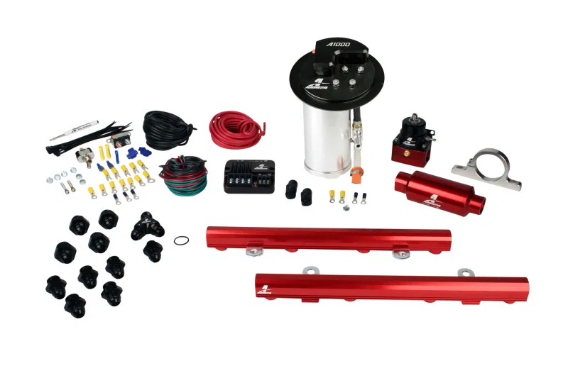 Aeromotive 17325, 10-17 Mustang GT Stealth A100 Street Fuel Pump System w/Fuel Rails