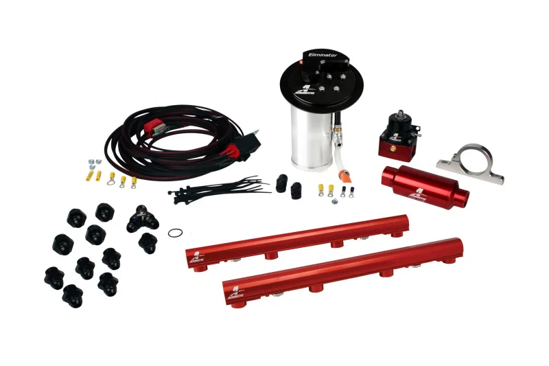 Aeromotive 17342, 10-13 Ford Mustang GT 4.6L Stealth Eliminator Fuel System (18695/14116/16307)