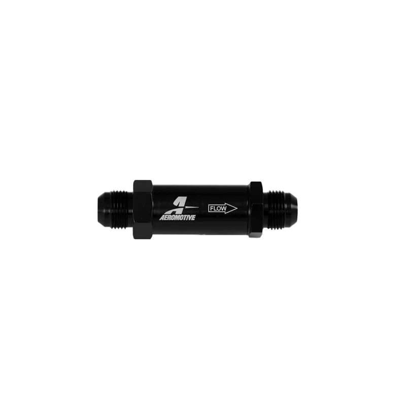 Aeromotive 15133, In-Line Full Flow Check Valve (-10 AN Flare) - Black