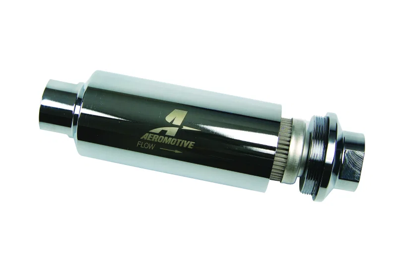 Aeromotive 12302, Pro-Series In-Line Fuel Filter - AN-12 - 100 Micron SS Element
