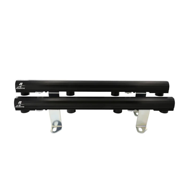 Aeromotive 14185, 96-98.5 Ford Mustang Cobra 4.6L DOHC Fuel Rails - Black