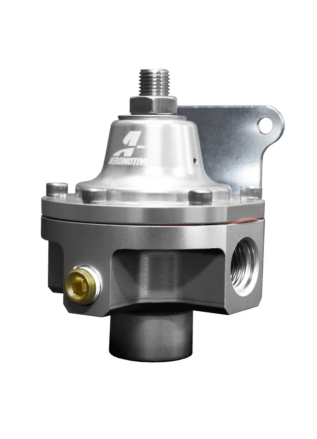 Aeromotive 13222, 3-Port Carbureted Bypass Regulator - 2 x ORB-06 / 1 x ORB-6