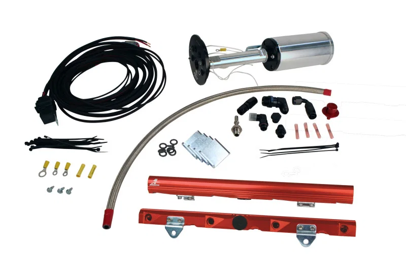 Aeromotive 17186, C6 Corvette Fuel System - Eliminator/LS7 Rails/Wire Kit/Fittings