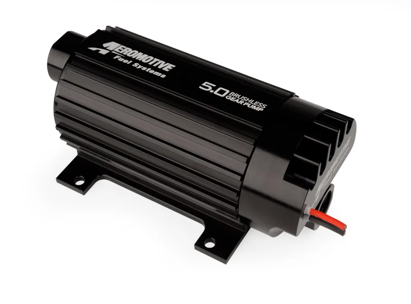 Aeromotive 11186, 5.0 Brushless Spur Gear External Fuel Pump - In-Line - 5gpm