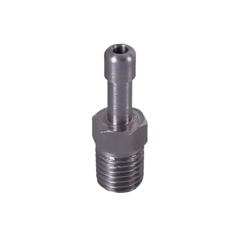 Aeromotive 15630, 1/16in NPT to 5/32in Hose Barb SS Vacuum/Boost Fitting