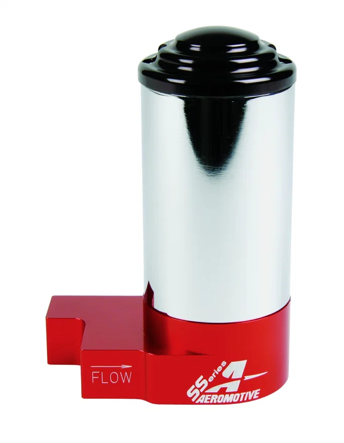 Aeromotive 11213, SS Series Billet (14 PSI) Carbureted Fuel Pump w/AN-8 Inlet and Outlet Ports