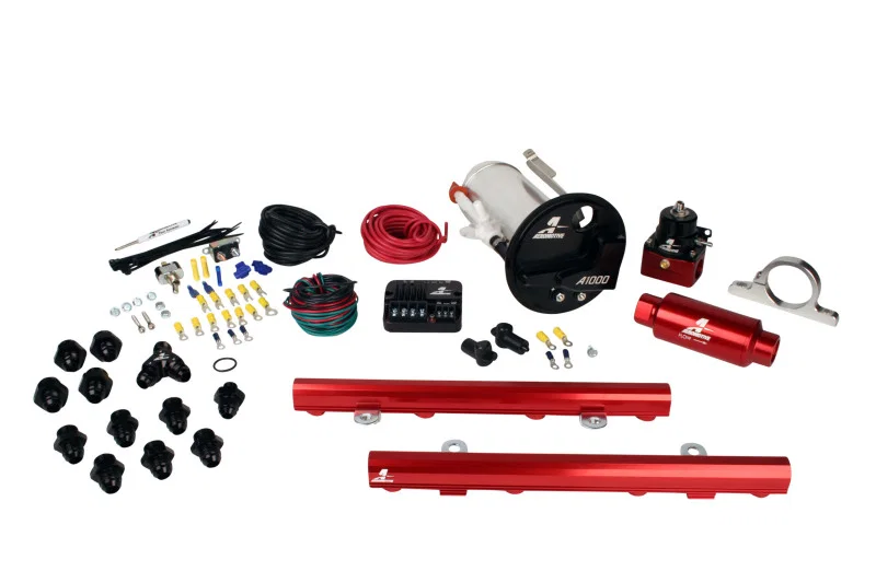 Aeromotive 17317, 07-12 Ford Mustang Shelby GT500 5.0L Stealth Fuel System (18682/14130/16306)