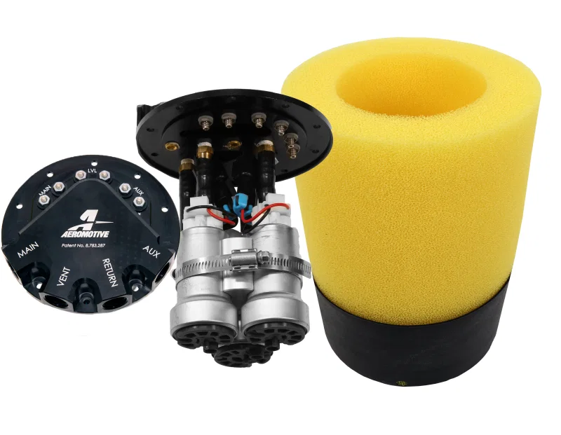 Aeromotive 18364, 05-18 Chevrolet Silverado 450 Triple Drop-In Phantom System
