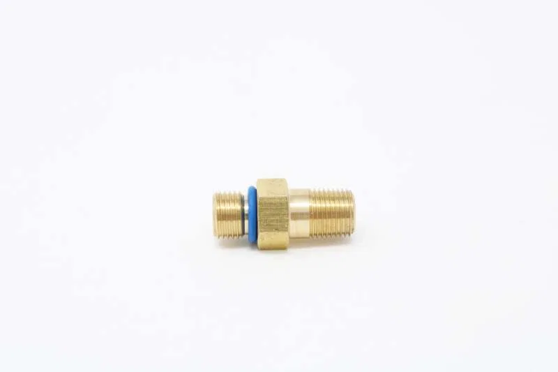 Aeromotive 65610, VaporWorx GM Fuel Pressure Sensor Adapter - M10 x 1.0mm Male to 1/8in NPT Port - Brass