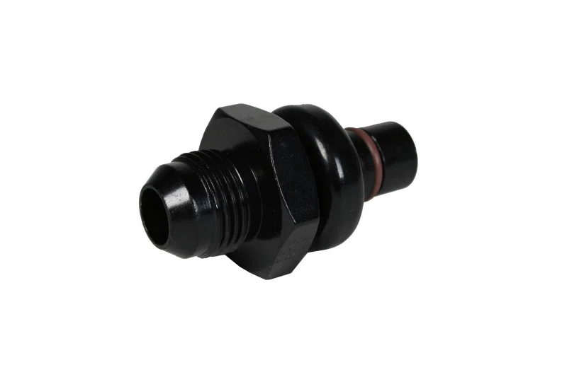 Aeromotive 15125, 1/2in Male Spring Lock / AN-08 Feed Line Adapter (Ford)