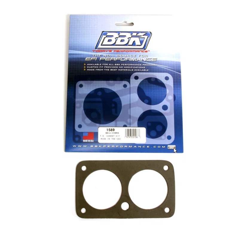 BBK 1589, 96-04 Ford Mustang 4.6 F150 Lightning Twin 65mm Throttle Body Gasket Kit