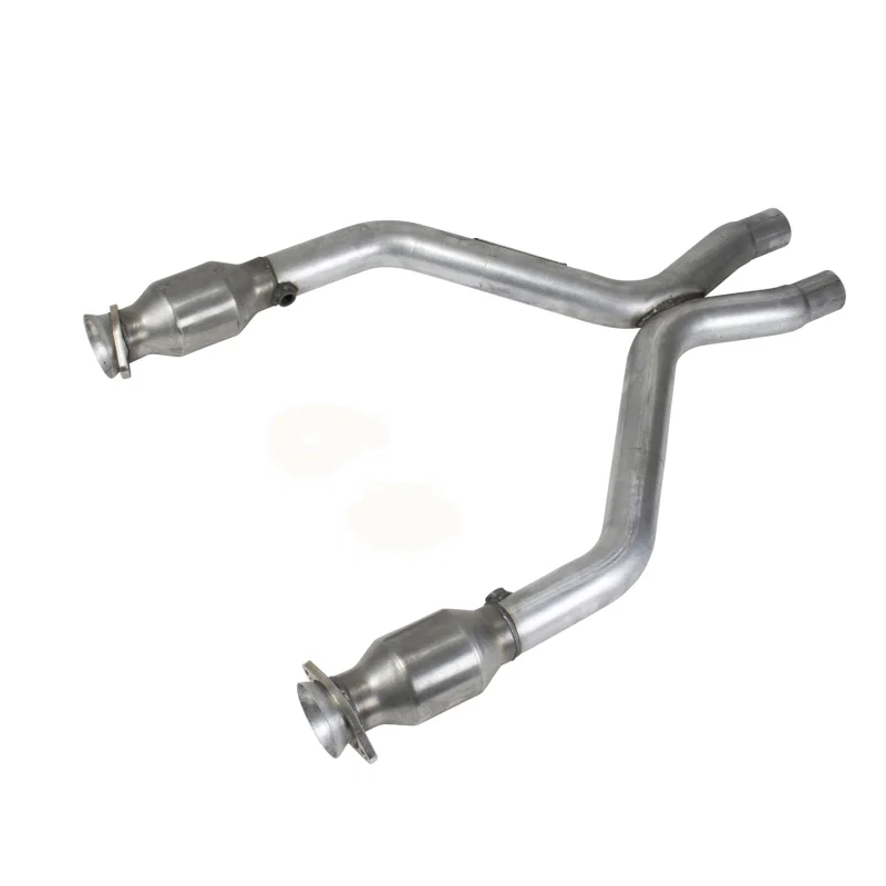 BBK 1461, 11-14 Mustang 3.7 V6 Short Mid X Pipe With Catalytic Converters 2-1/2 For BBK Long Tube Headers