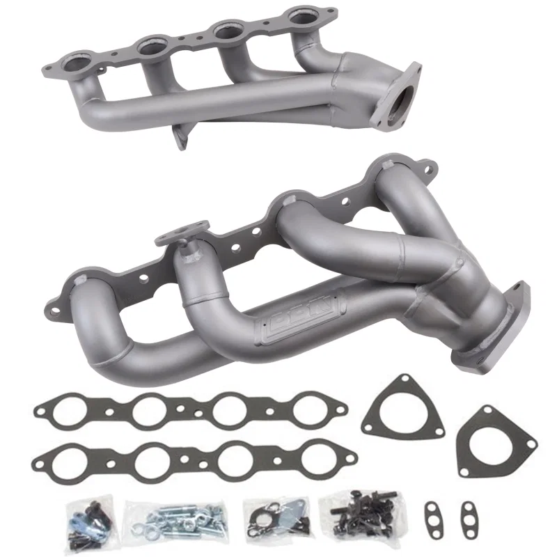 BBK 4005, 99-04 GM Truck SUV 4.8 5.3 Shorty Tuned Length Exhaust Headers - 1-3/4 Titanium Ceramic