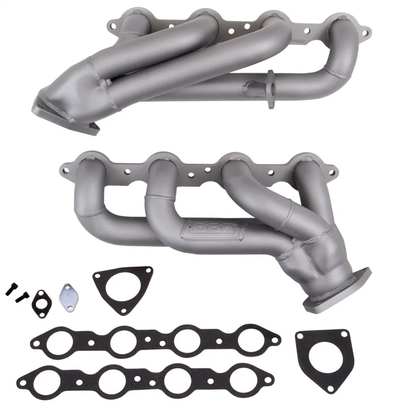 BBK 4006, 99-04 GM Truck SUV 6.0 Shorty Tuned Length Exhaust Headers - 1-3/4 Titanium Ceramic
