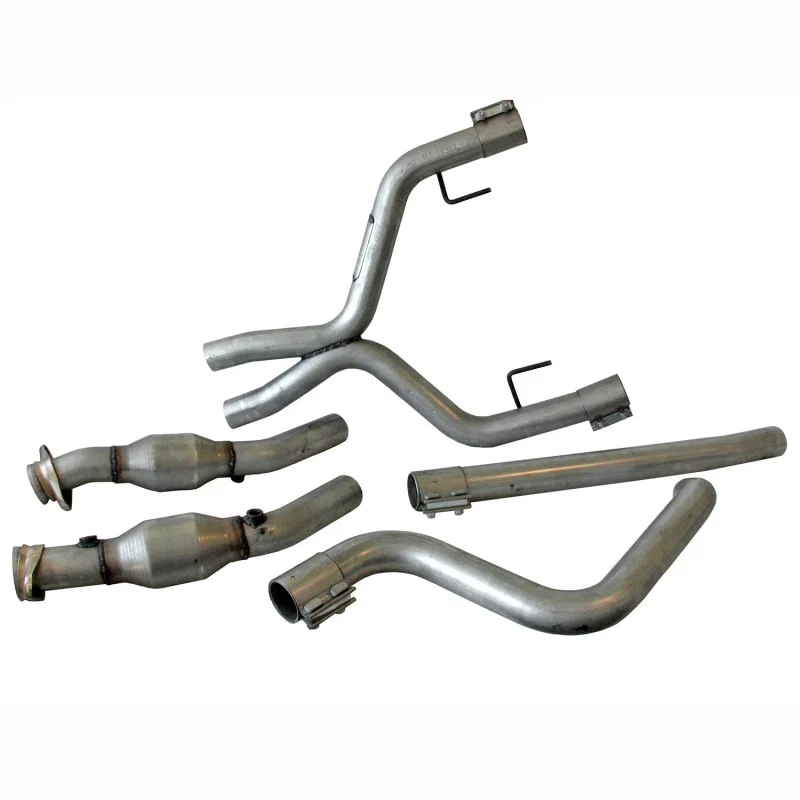 BBK 4011, 05-09 Mustang 4.0 V6 True Dual Cat Back Exhaust Conversion Kit With X pipe