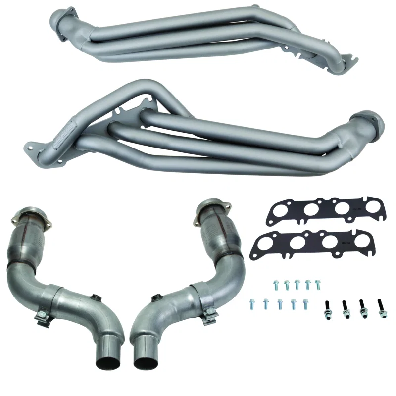 BBK 16334, 15-23 Ford Mustang GT 1-3/4 Long Tube Headers w/High Flow Catted X-Pipe (Ti Ceramic)