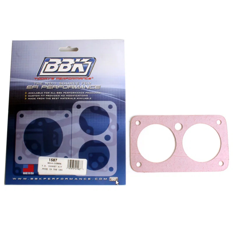 BBK 1587, 96-04 Ford Mustang 4.6 4V Twin 62mm Throttle Body Gasket Kit