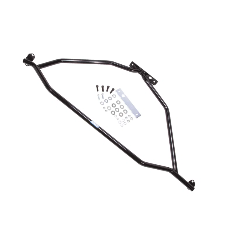 BBK 2504, 86-93 Mustang 5.0 Tubular Strut Tower Brace - Black Powdercoat Finish