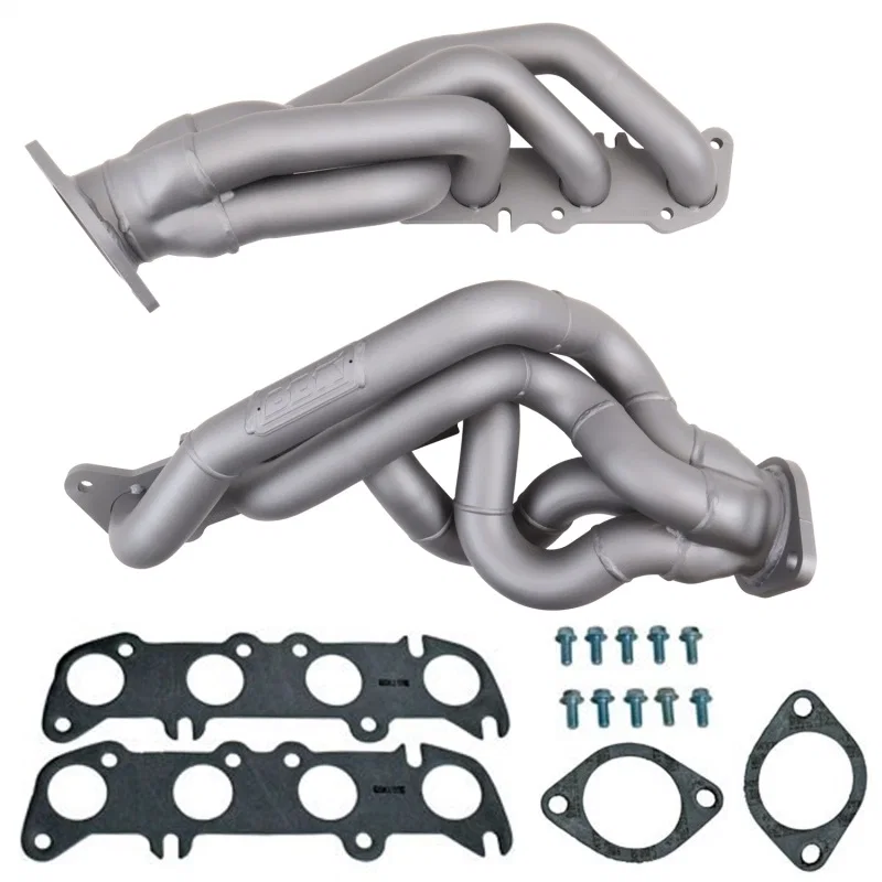 BBK 1632, 11-14 Mustang GT Shorty Tuned Length Exhaust Headers - 1-5/8 Titanium