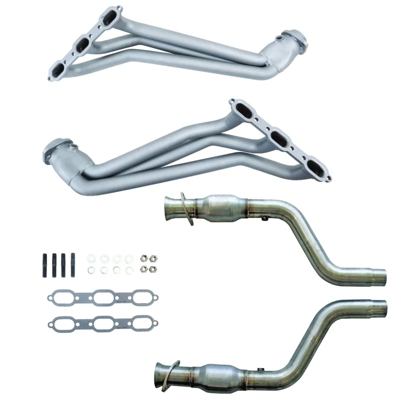BBK 40552, 05-10 Dodge Challenger/Charger V6 1-5/8in Headers w/High Flow Catted Mid Pipe (Ti Ceramic)