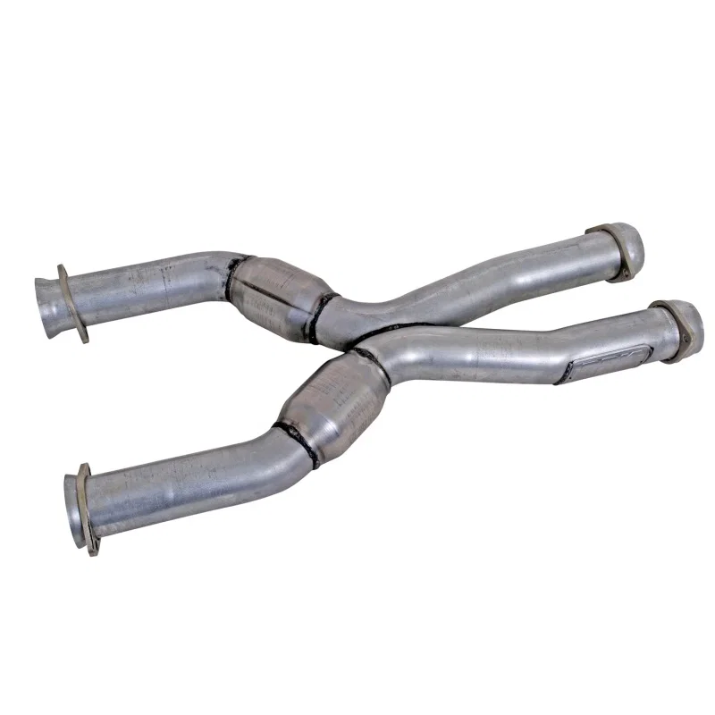 BBK 1786, 79-04 Mustang Coyote Swap Short Mid X Pipe w Catalytic Converters 3.0 For BBK Long Tube Headers