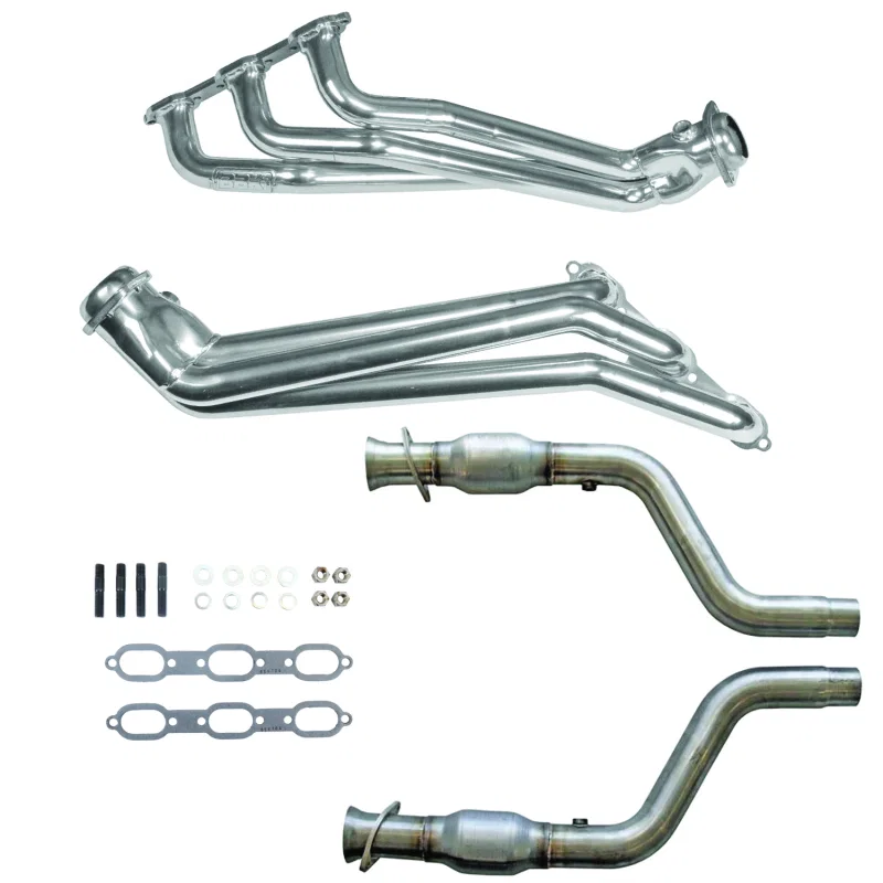 BBK 40553, 05-10 Dodge Challenger/Charger V6 1-5/8in Headers w/High Flow Catted Mid Pipe (Silver Ceramic)