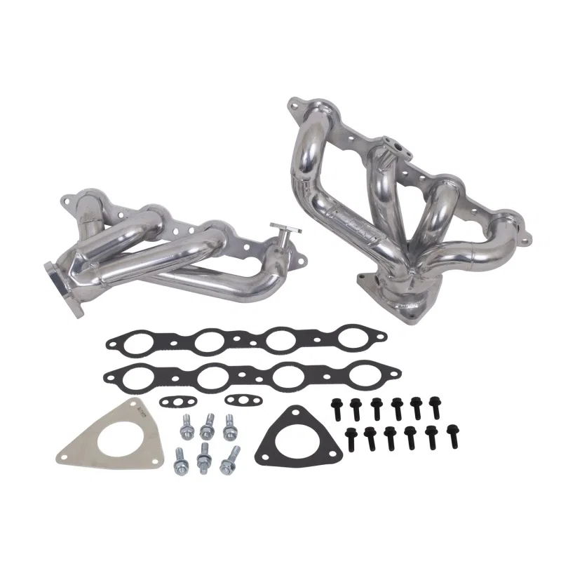 BBK 40030, 01-02 Camaro Firebird LS1 Shorty Tuned Length Exhaust Headers - 1-3/4 Silver Ceramic