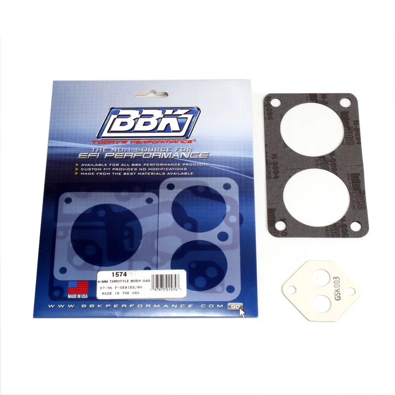 BBK 1574, 87-03 Ford F Series Truck Twin 61mm Throttle Body Gasket Kit