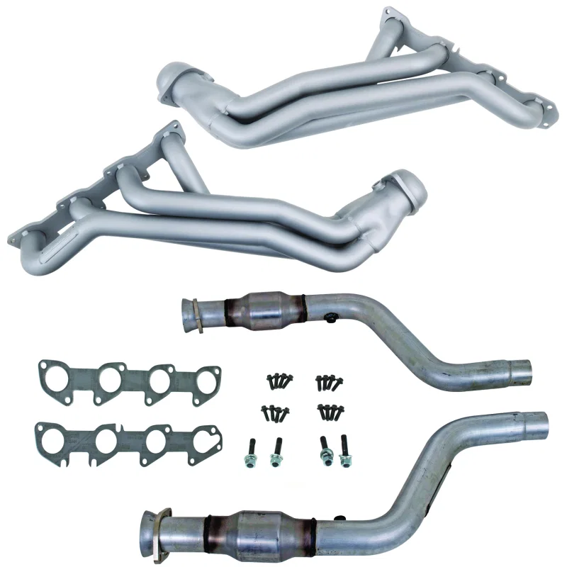BBK 16472, 05-08 Dodge 5.7 Hemi (Car) Long Tube Headers w/High Flow Catted Mid Pipe (Ti Ceramic)