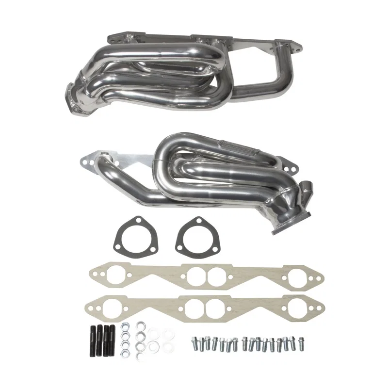 BBK 40070, 96-98 GM Truck SUV 5.0 5.7 Shorty Tuned Length Exhaust Headers - 1-5/8 Silver Ceramic