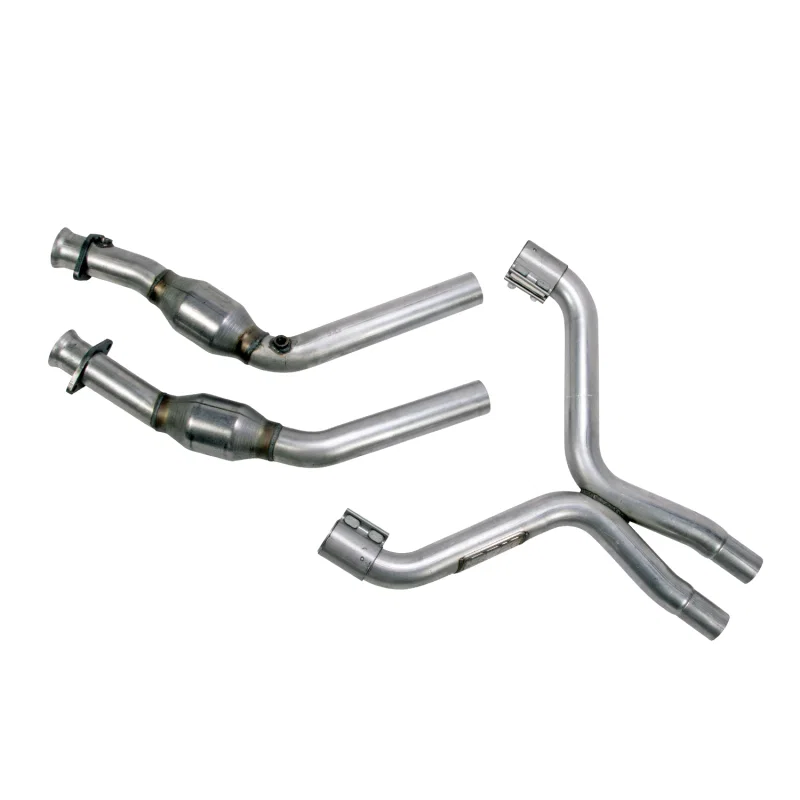 BBK 1814, 11-14 Mustang 3.7 V6 High Flow X Pipe With Catalytic Converters - 2-1/2
