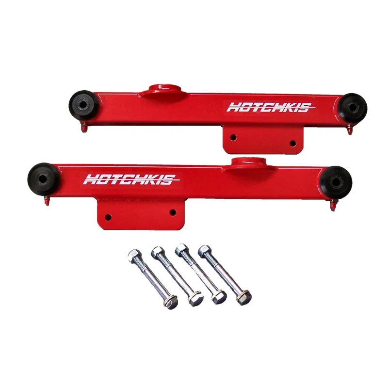 Hotchkis 1304R, 79-93 Ford Mustang/94-98 Mustang GT/Cobra Lower Trailing Arms - Red