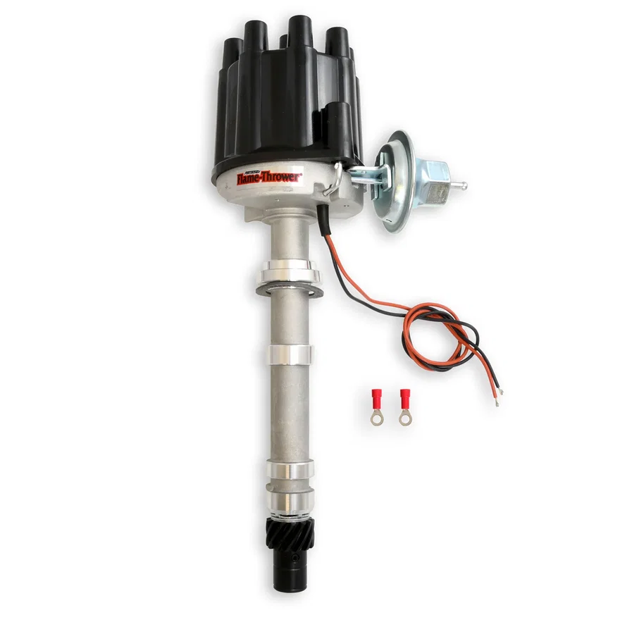 Dist Cast SB/BB blk cap for Chevrolet