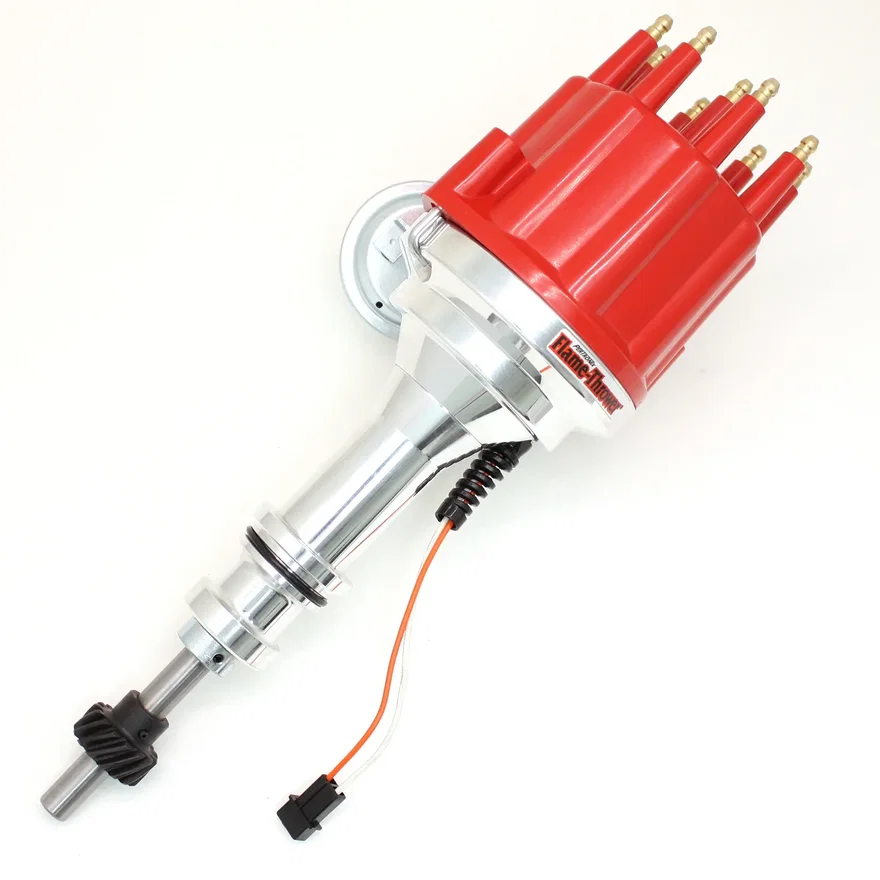 Pertronix D331711, Dist Billet Mag Trig Ford 351W Red Male cap Vac Adv