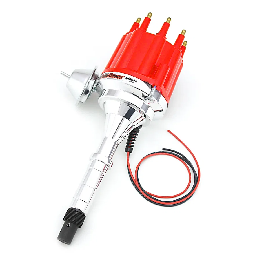 Pertronix D7160711, Dist Billet I3 AMC V8 Vac Red Male Cap