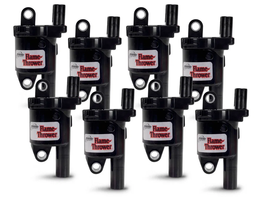 Pertronix 30868, Coil Flame-Thrower GM Gem V LT1 Round; Set of 8; 2014-2020 for Chevrolet