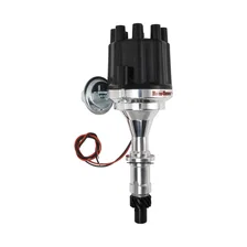 Dist Billet V8 Vac Blk Cap for Pontiac image 4