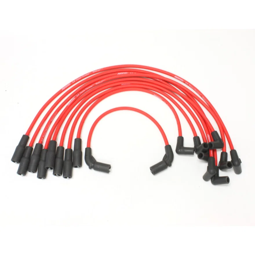 Pertronix 808424, Flame-Thrower Spark Plug Wires 8 cyl 8mm 1996-99 GM Truck 5.0/5.7L Red