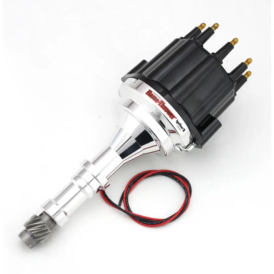 Pertronix D7151810, Dist Billet I3 Buick V8 215-350 Non/Vac Blk Male Cap