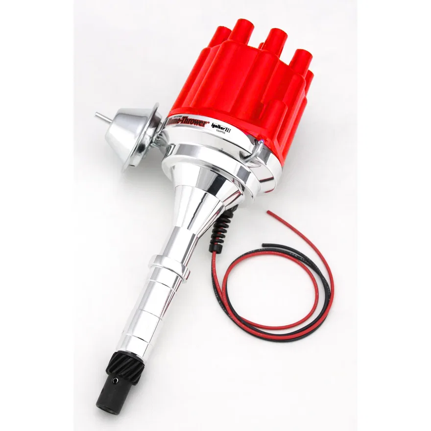 Pertronix D7160701, Dist Billet I3 AMC V8 Vac Red Cap
